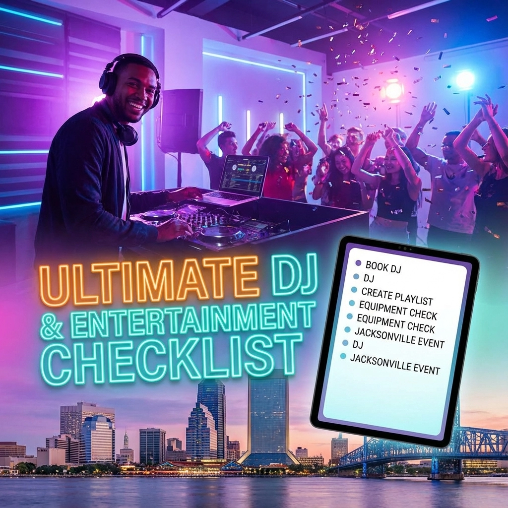 Stop Wasting Time on Event Planning: The Ultimate DJ and Entertainment Checklist for Jacksonville Events