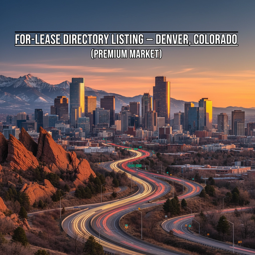 FOR-LEASE DIRECTORY LISTING – DENVER, COLORADO (PREMIUM MARKET)