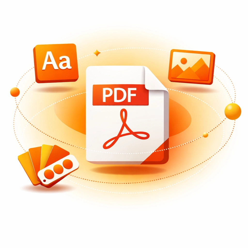 Print-ready PDF file with embedded fonts, images, and color swatches for InDesign packaging