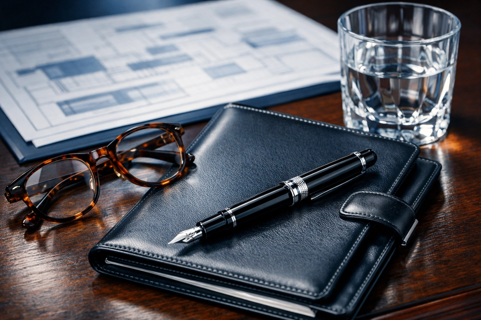 Close-up of a strategy session for COLI and technical 409A compliance to optimize executive benefit plans.