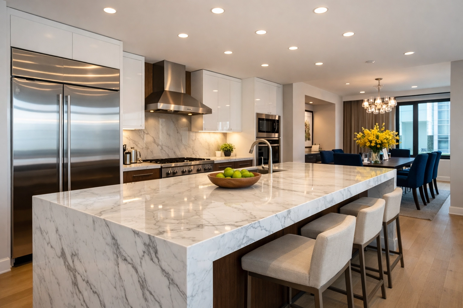 Professional maid service Cambridge provides deep cleaning for luxury Central Square apartment kitchens.