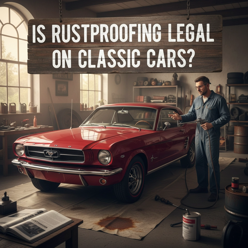 Is rustproofing legal on classic cars?