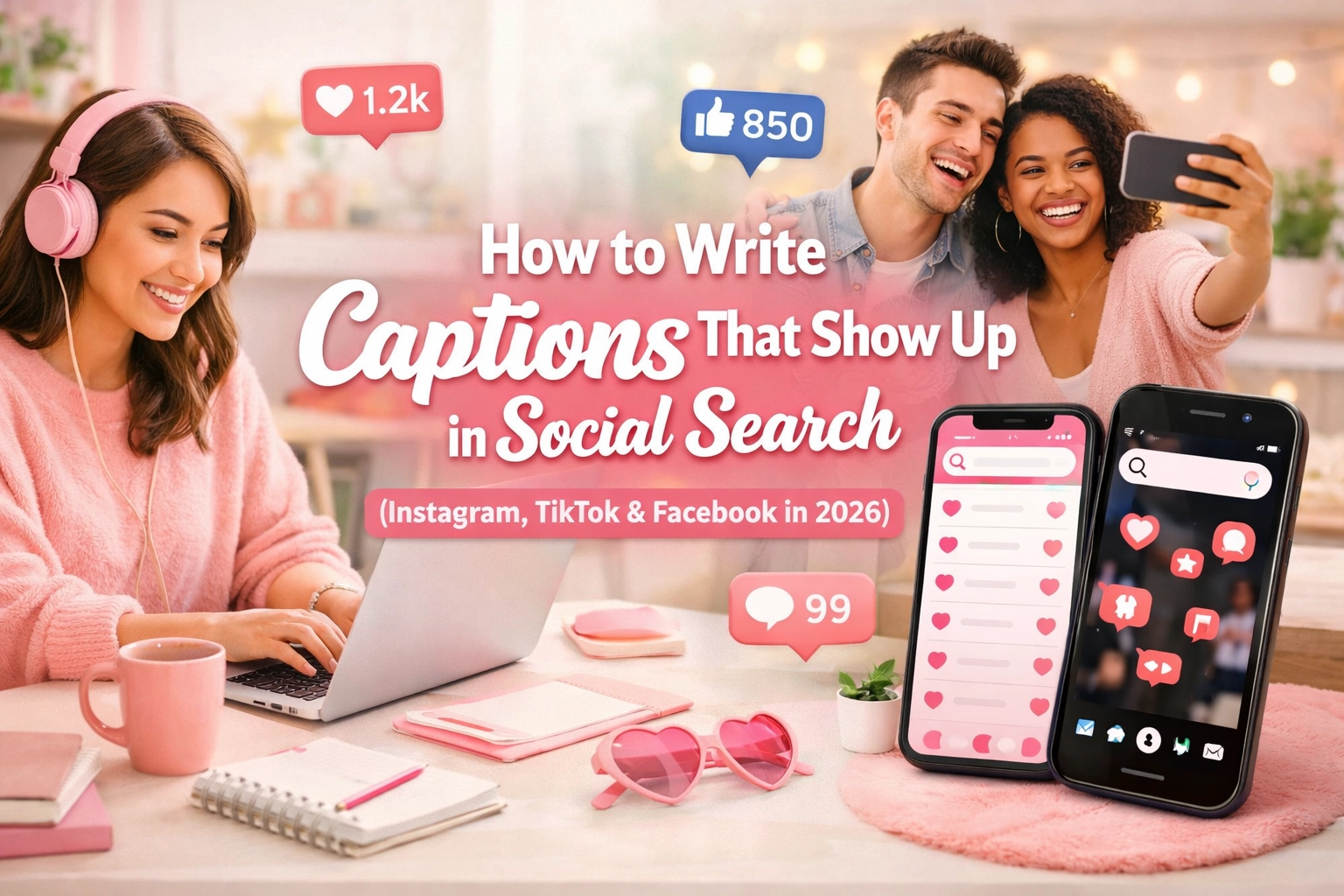 [HERO] How to Write Captions That Show Up in Social Search (Instagram, TikTok & Facebook in 2026)
