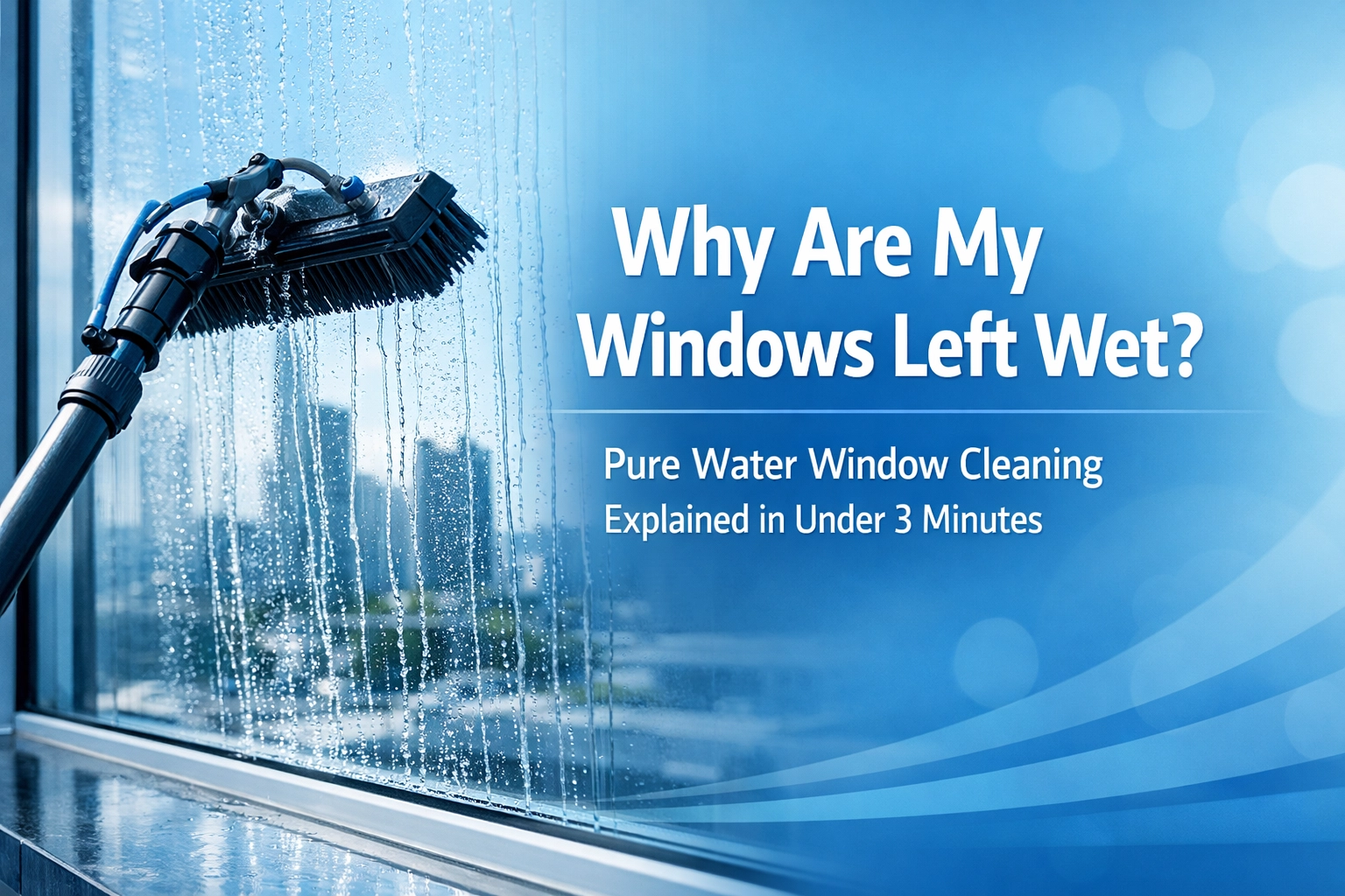 [HERO] Why Are My Windows Left Wet? Pure Water Window Cleaning Explained in Under 3 Minutes
