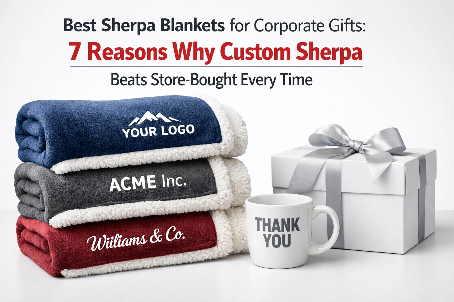 [HERO] Best Sherpa Blankets for Corporate Gifts: 7 Reasons Why Custom Sherpa Beats Store-Bought Every Time