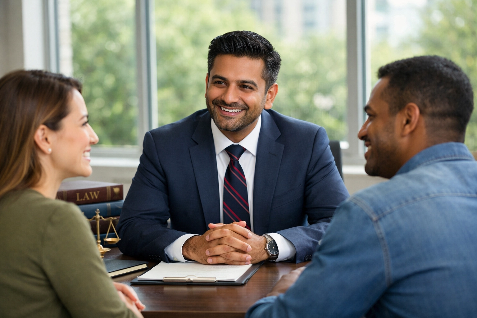 Sacramento immigration lawyer explaining legal strategies for proving extreme hardship to a couple.