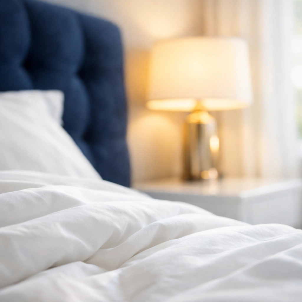 Spotless Cambridge bedroom with zero dust after an expert Apartment Cleaning Massachusetts service.