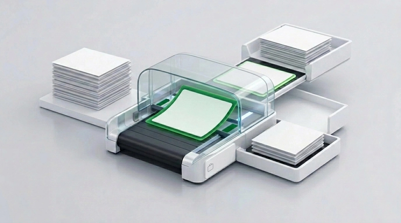 Digital application sorting system highlighting a top-ranked resume for ATS optimization.