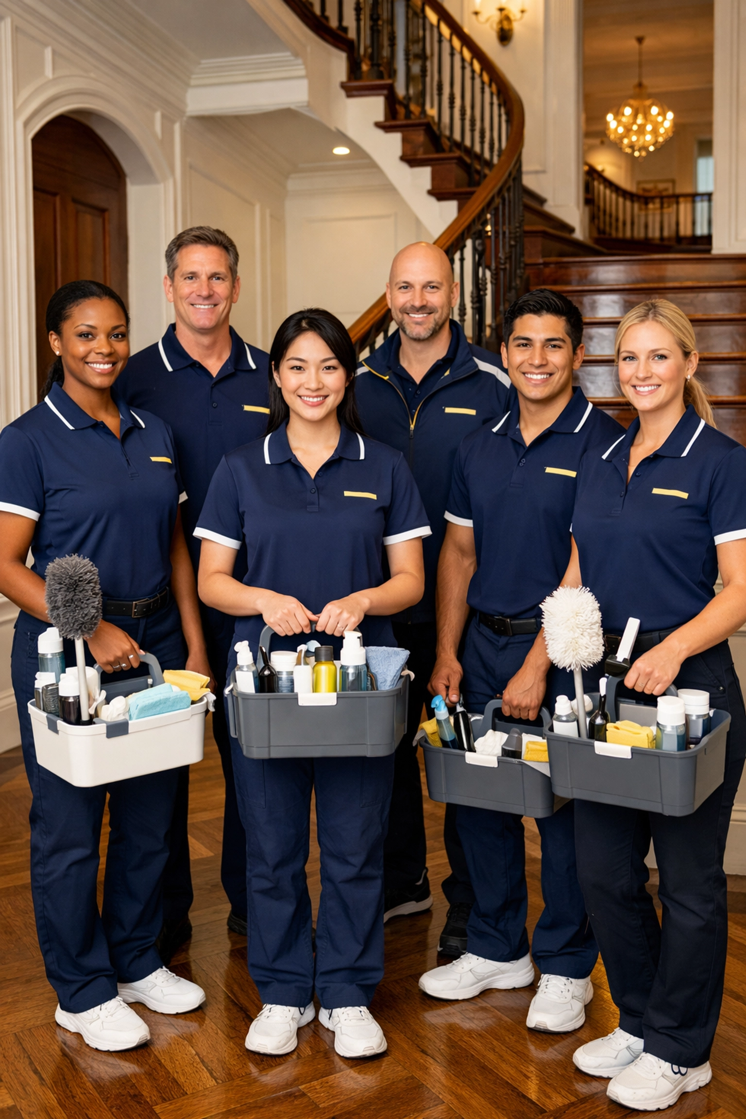 The Cleaning Ninjas professional team prepared for a high-end Boston apartment turnover service.