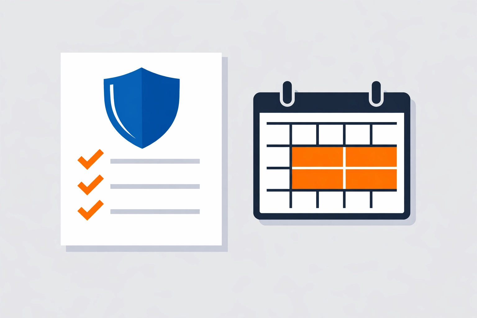 Professional home watch inspection calendar showing bi-weekly reports for Florida insurance compliance.