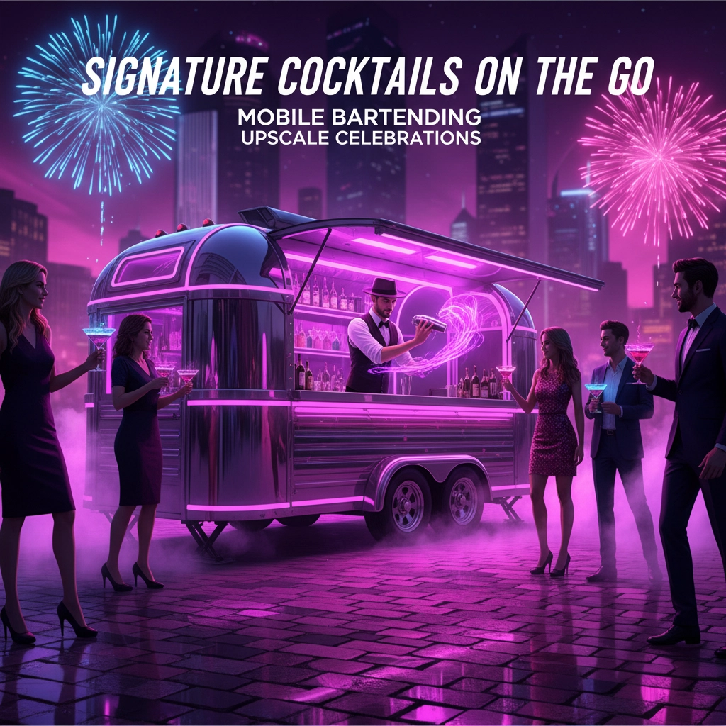Signature Cocktails on the Go: How Mobile Bartending Is Changing Upscale Celebrations