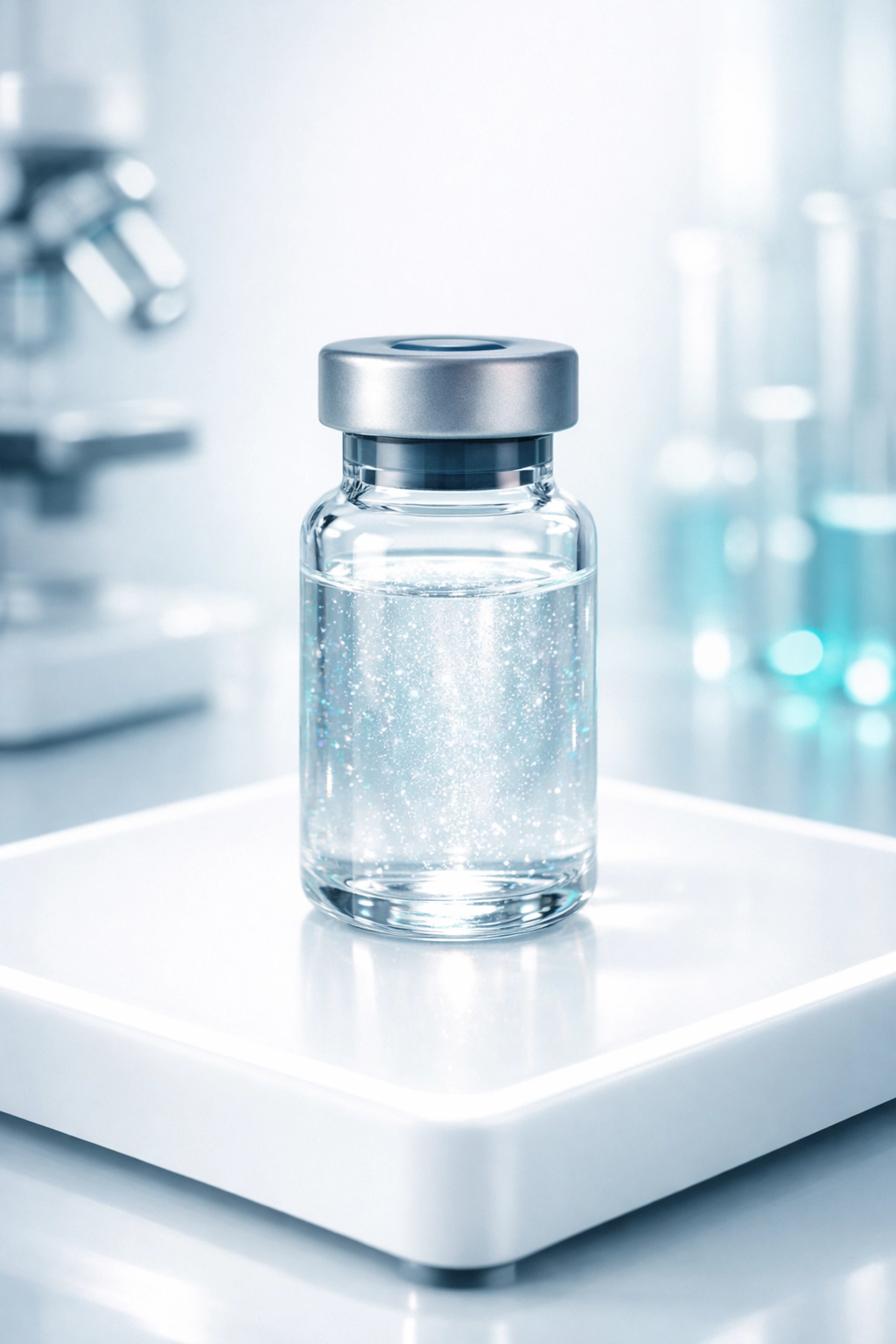 Clinical vial representing dual-action GLP-1 and GIP alternatives for medical weight management.