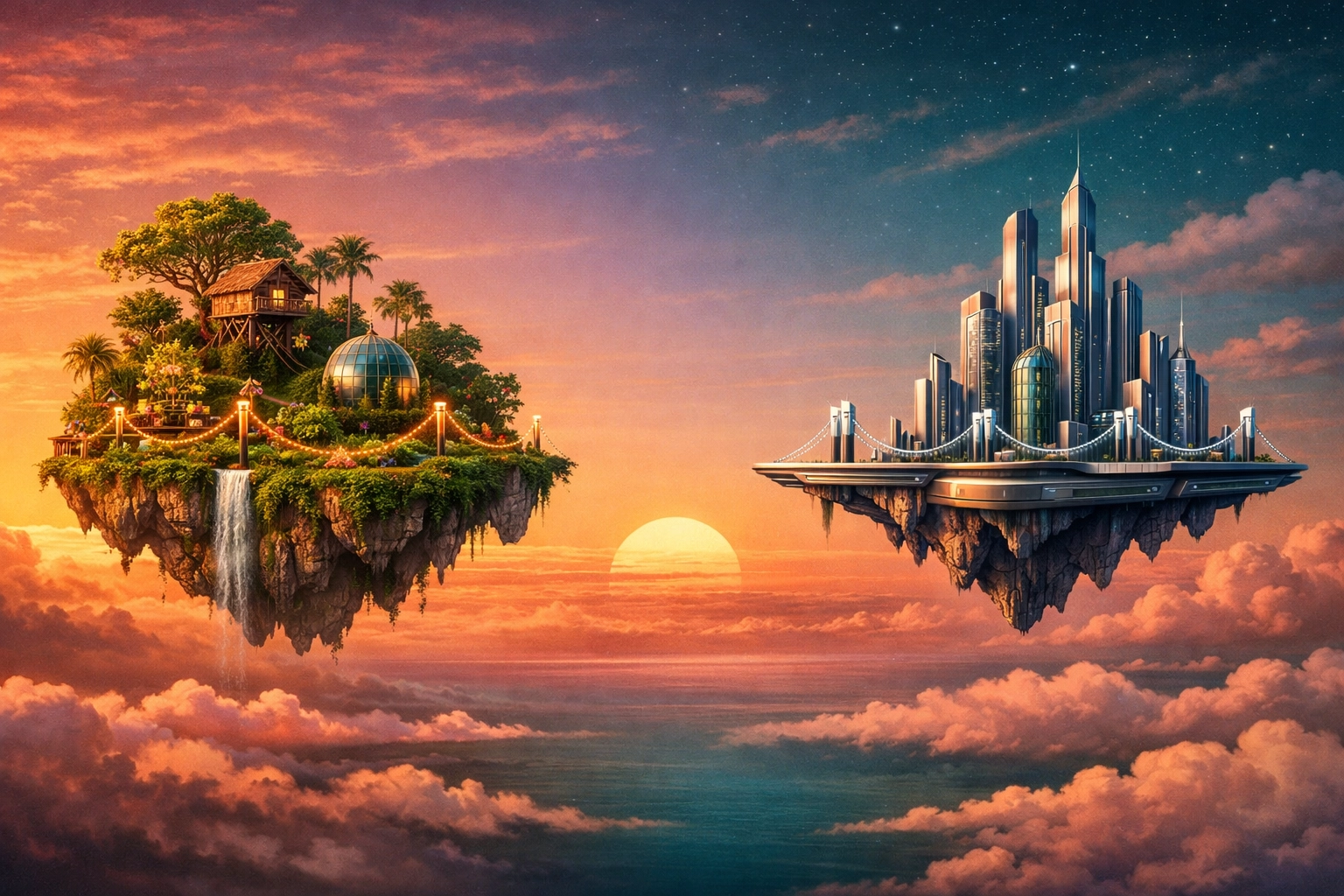 Content silo strategy showing internal links connecting related topics within separate website categories.