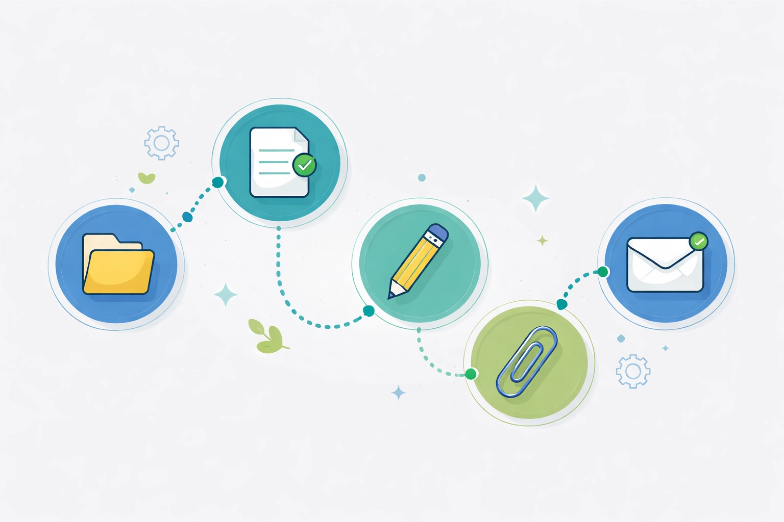 Step-by-step workflow illustration for corrected tax return filing process and required documents
