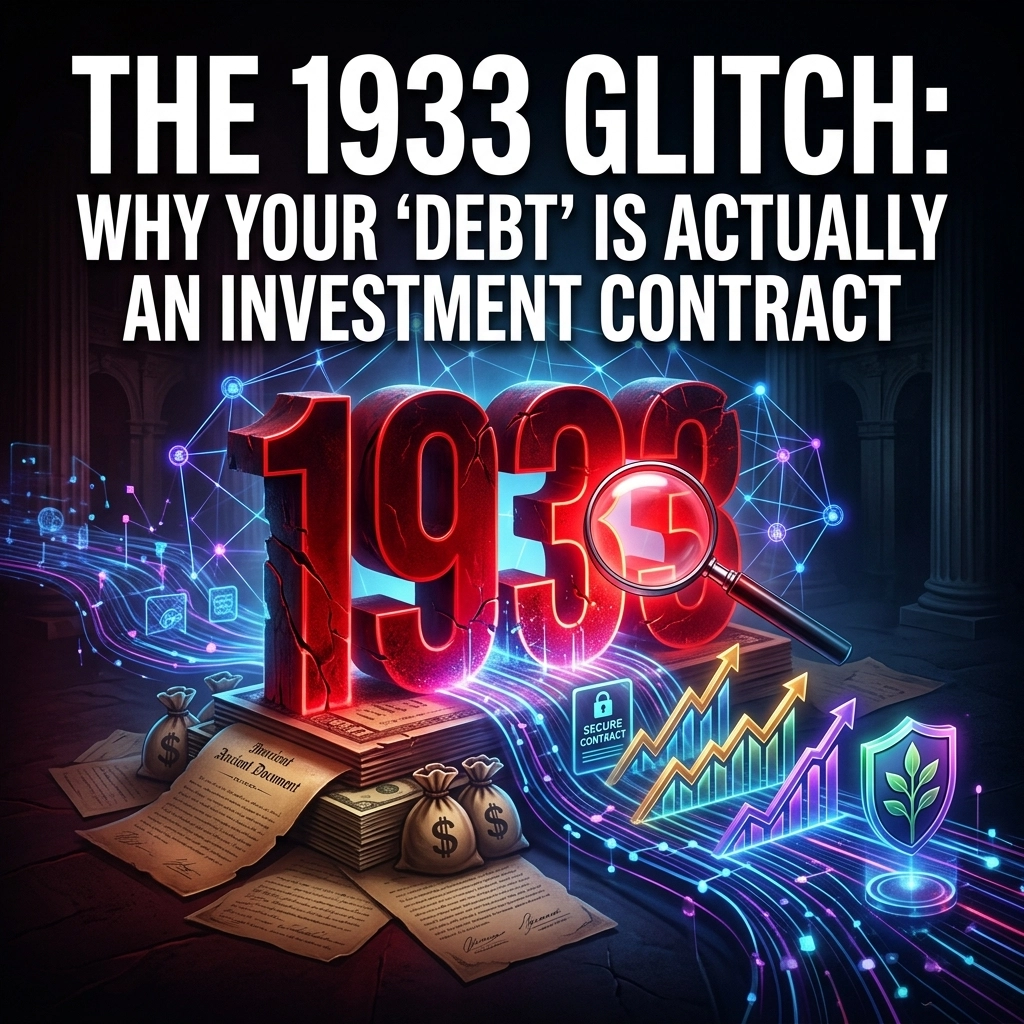 [HERO] The 1933 Glitch: Why Your 'Debt' is Actually an Investment Contract
