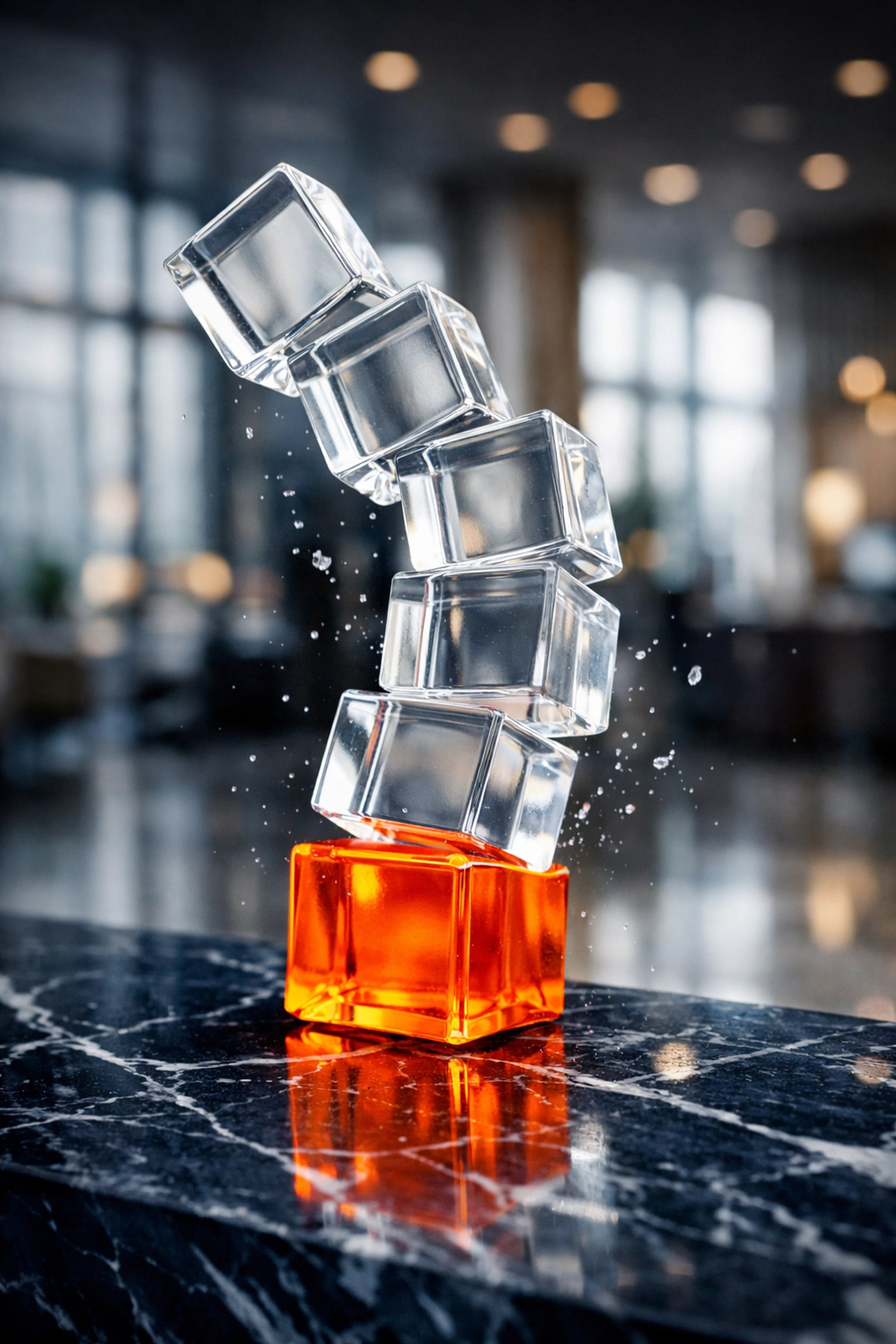 Precarious blocks illustrating the risk of high customer concentration for a business exit strategy.