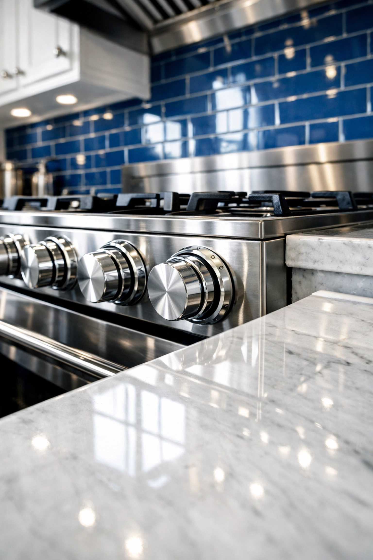 Deeply cleaned luxury kitchen reflecting the quality of a professional move-out cleaning Cambridge.