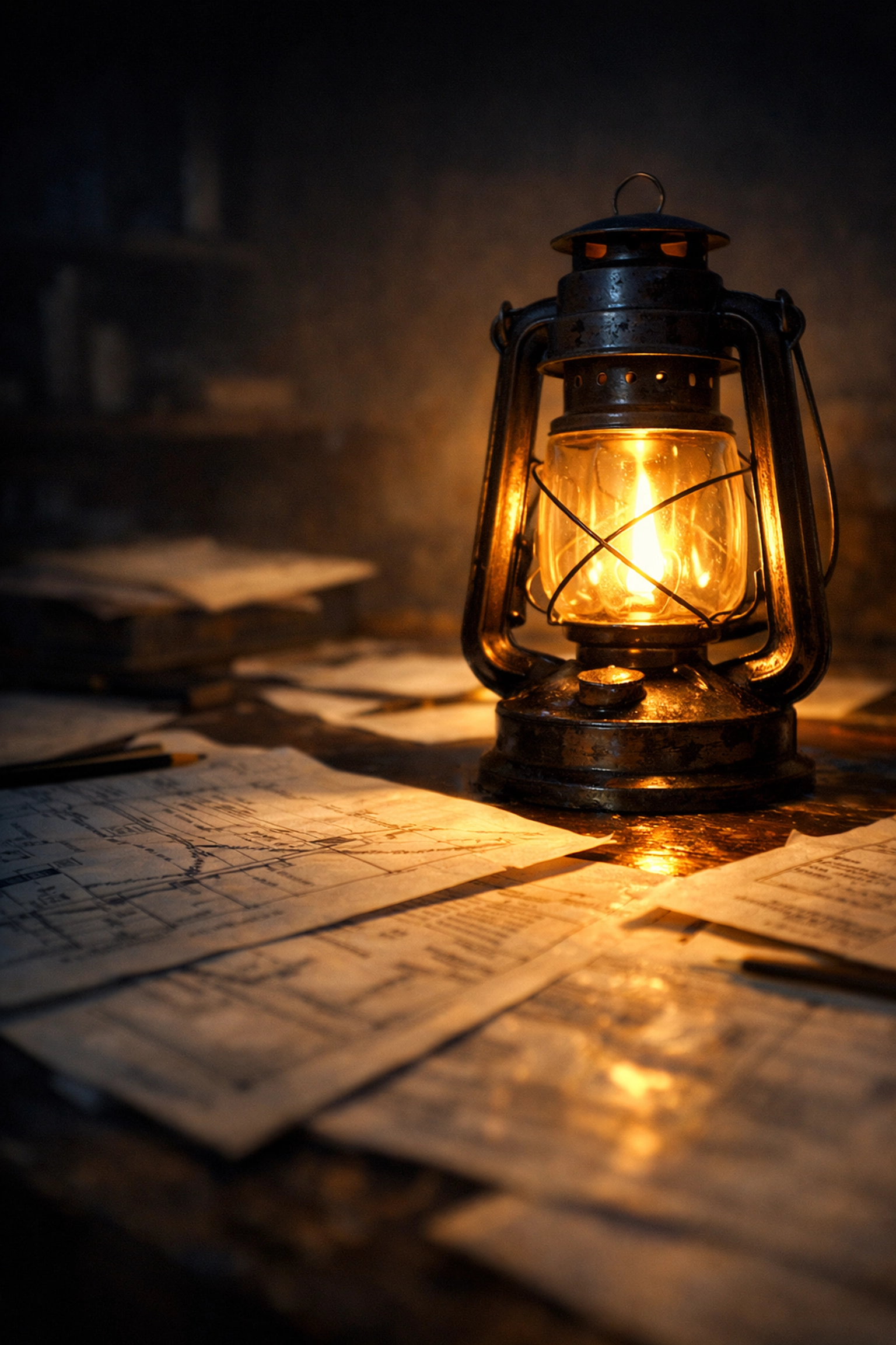 A lantern illuminating documents to show non-profit board of directors transparency and accountability.