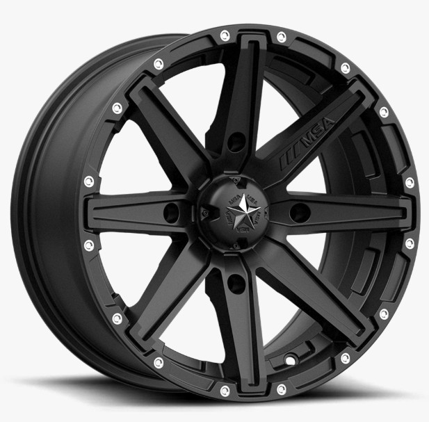 MSA Offroad matte black alloy wheel