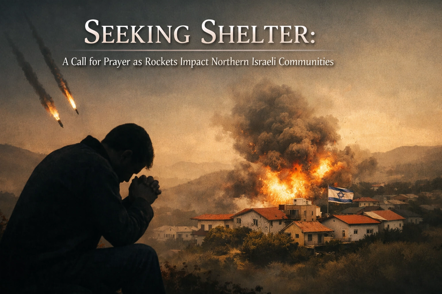 [HERO] Seeking Shelter: A Call for Prayer as Rockets Impact Northern Israeli Communities