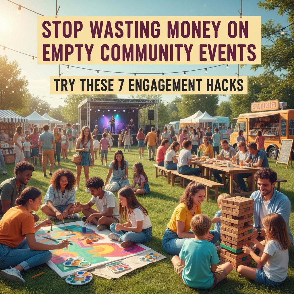 Stop Wasting Money on Empty Community Events: Try These 7 Engagement Hacks