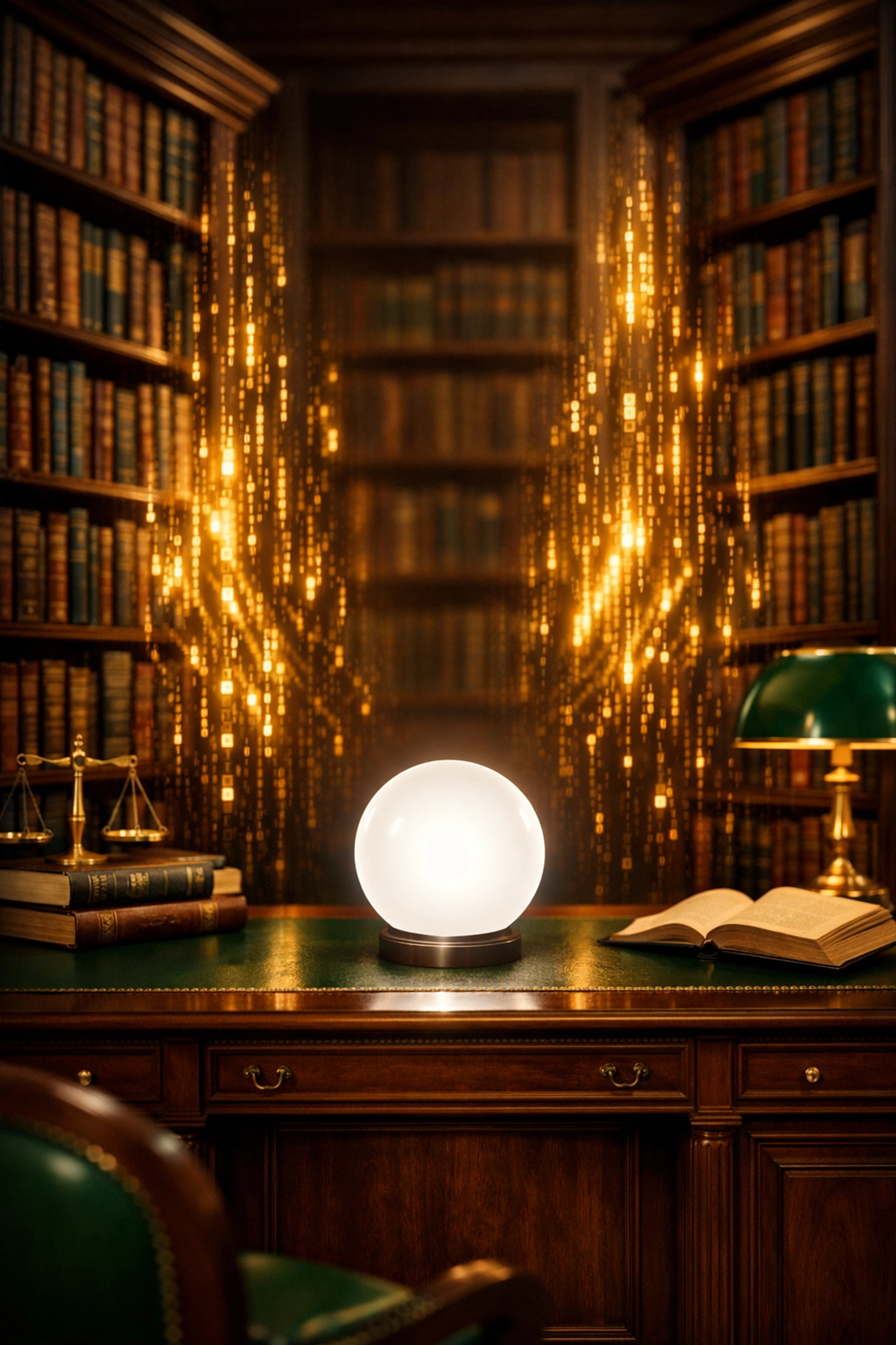 Asistente digital en biblioteca jurídica para optimizar búsquedas conversacionales de clientes.