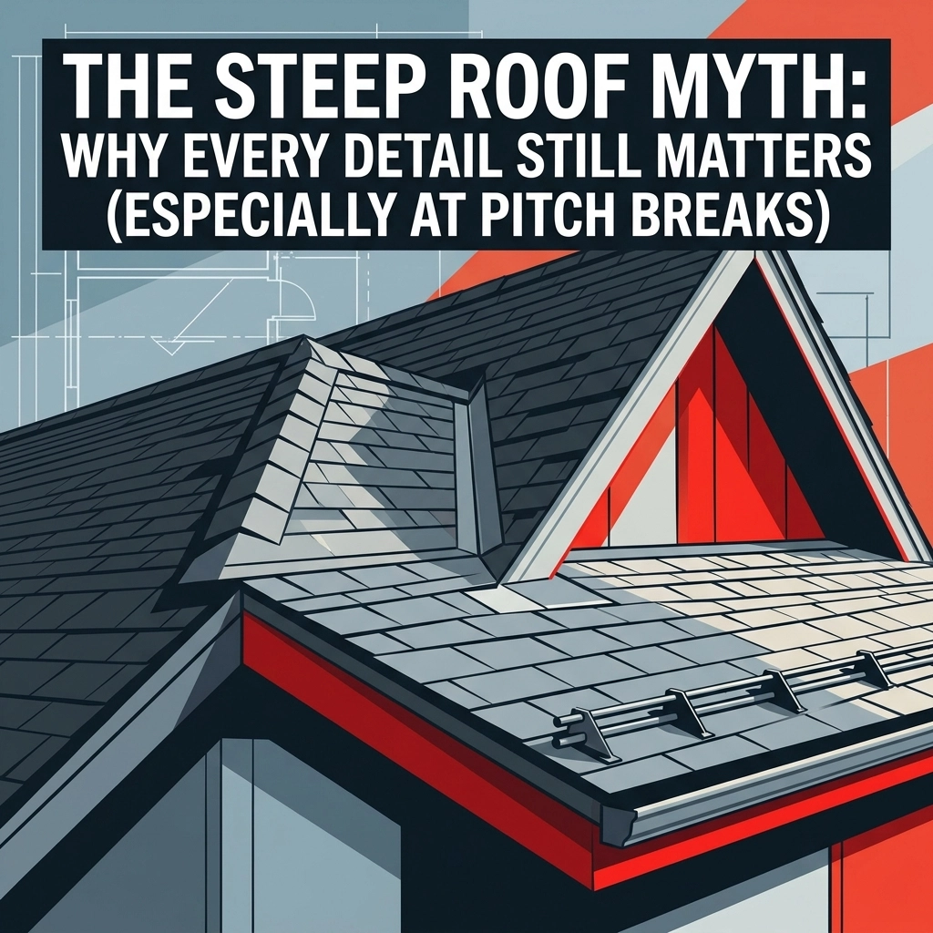 [HERO] The Steep Roof Myth: Why Every Detail Still Matters (Especially at Pitch Breaks)