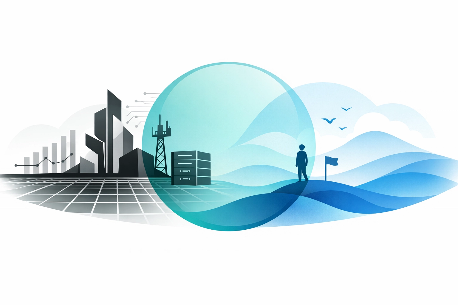 Dual Lens Diagnostic illustration comparing technical systems and human culture within the NAVIGATE framework.