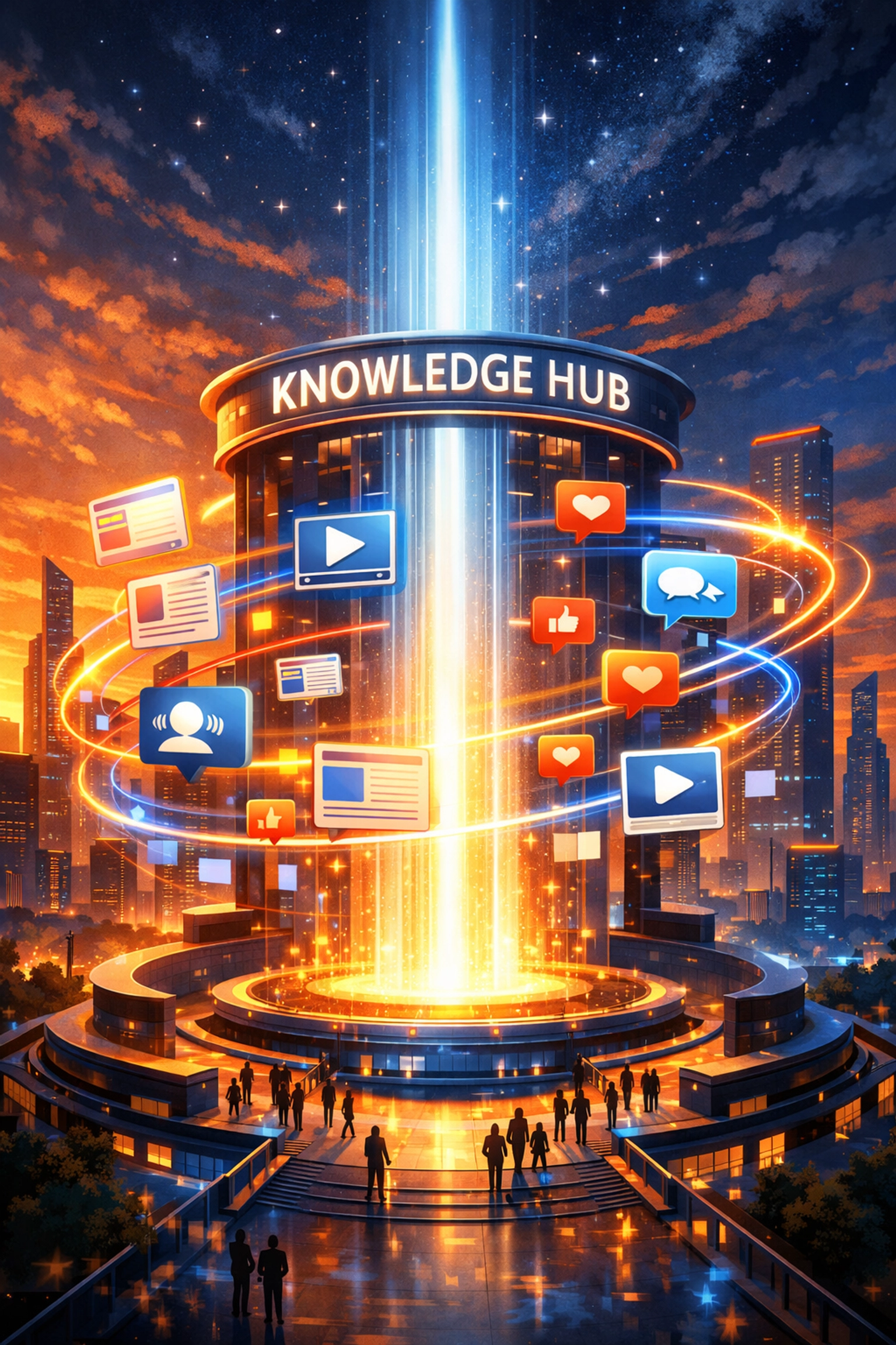 Content marketing agency Toronto knowledge hub building digital authority and social engagement.