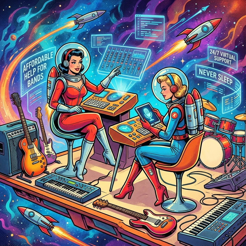 Affordable Help for Bands: Virtual Assistants That Never Sleep