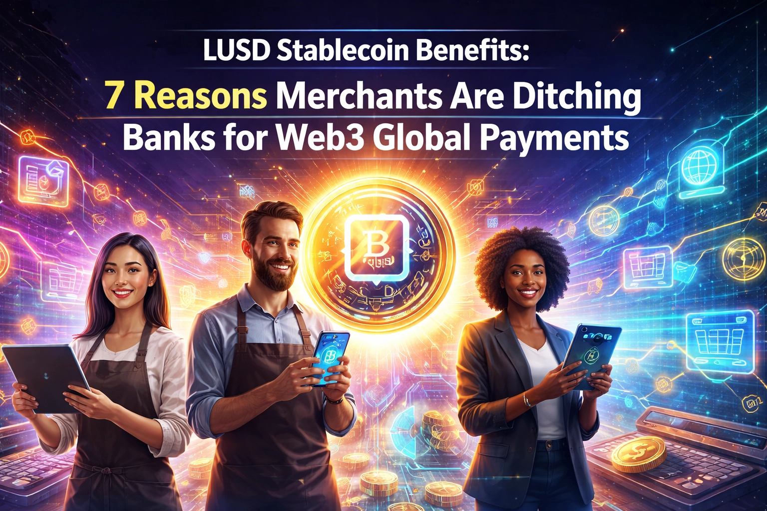 [HERO] LUSD Stablecoin Benefits: 7 Reasons Merchants Are Ditching Banks for Web3 Global Payments