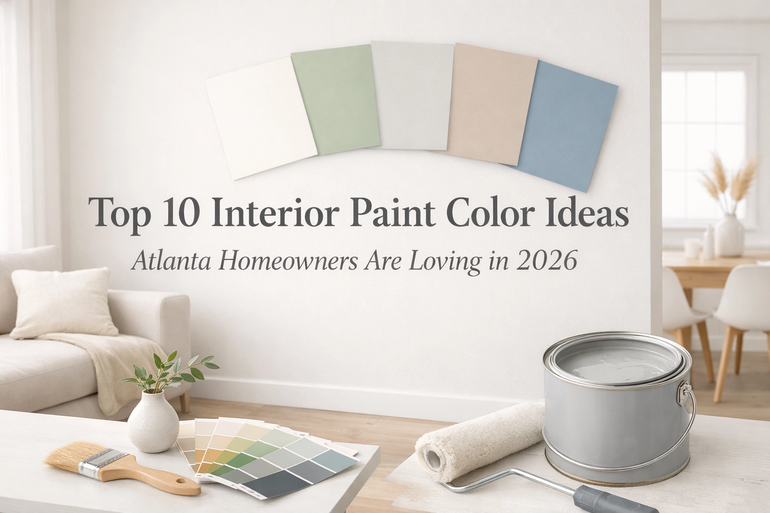 [HERO] Top 10 Interior Paint Color Ideas Atlanta Homeowners Are Loving in 2026