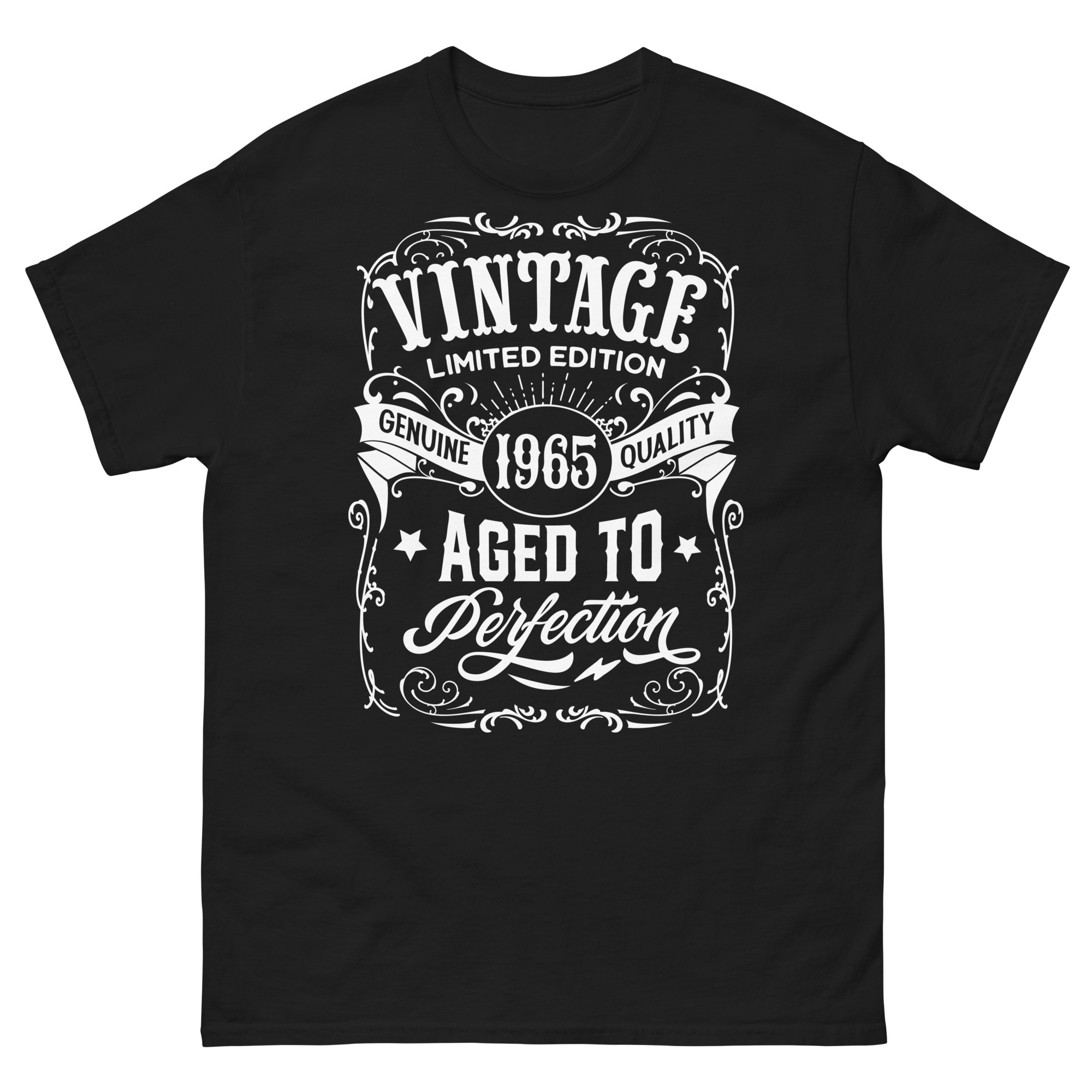 60th birthday t-shirt for men 1965 vintage