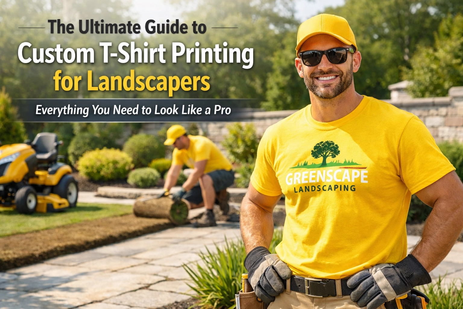 [HERO] The Ultimate Guide to Custom T-Shirt Printing for Landscapers: Everything You Need to Look Like a Pro