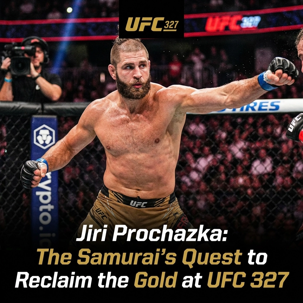 [HERO] Jiri Prochazka: The Samurai’s Quest to Reclaim the Gold at UFC 327