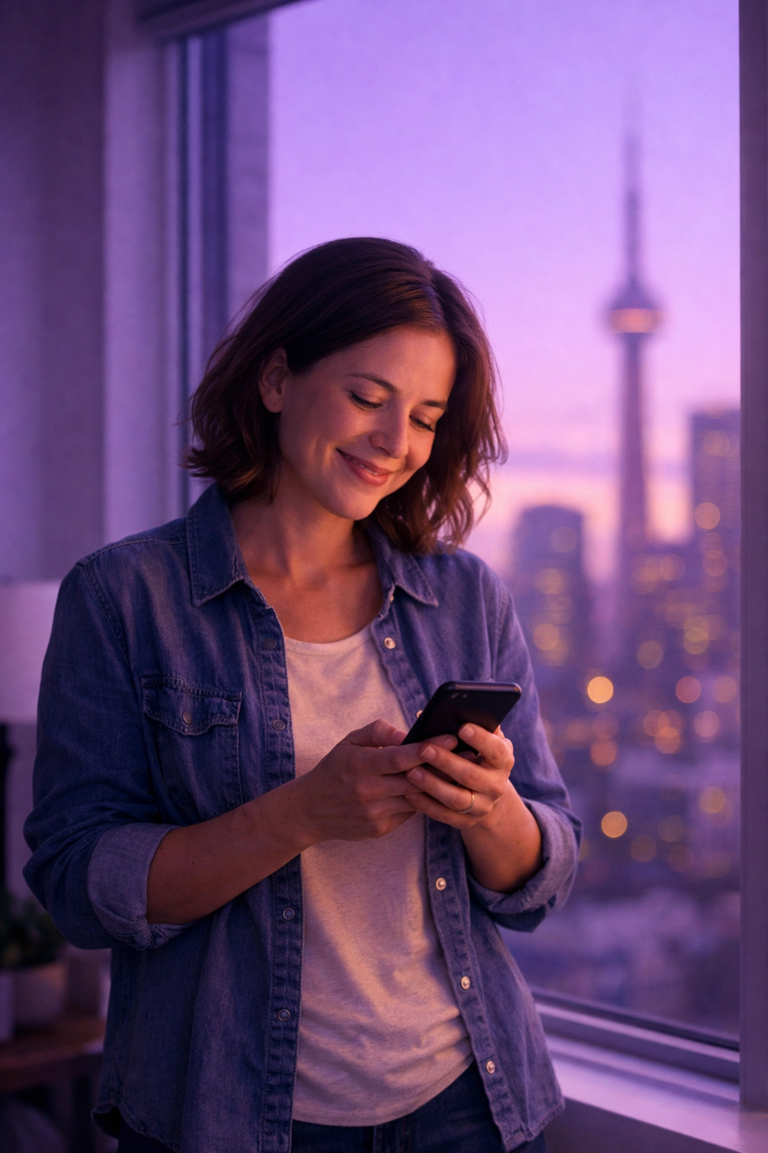 Canadian resident feeling financial relief after receiving a bad credit loan.