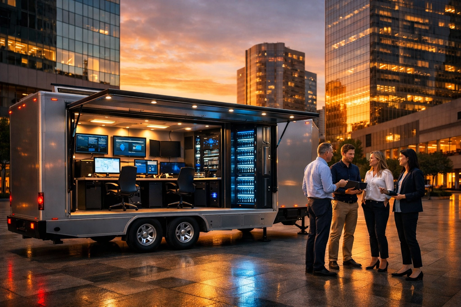 Mobile workforce development unit providing high-tech career readiness training to communities nationwide.