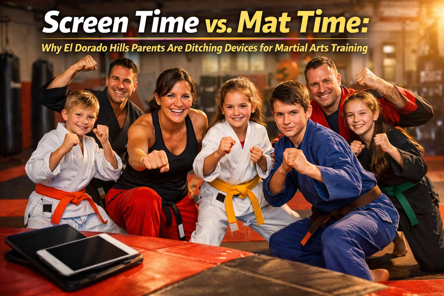 [HERO] Screen Time vs. Mat Time: Why El Dorado Hills Parents Are Ditching Devices for Martial Arts Training