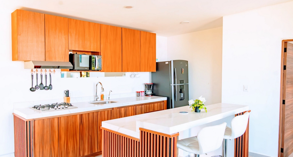 Modern Puerto Vallarta Condo Kitchen
