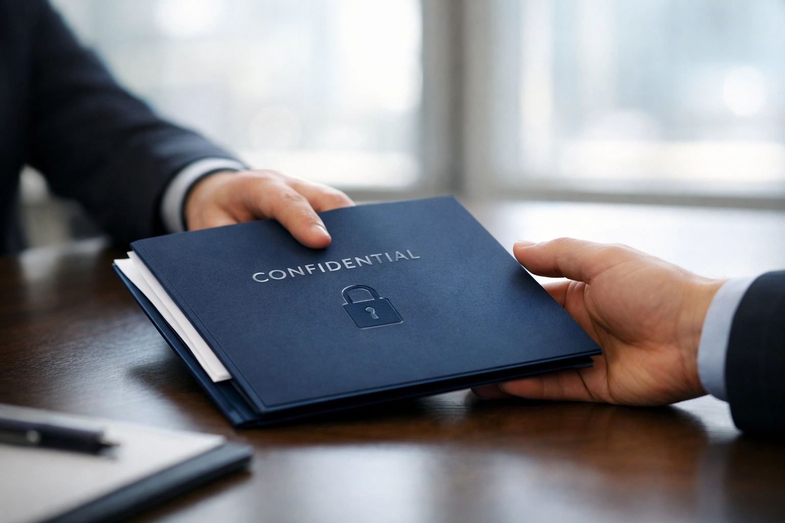 Exchanging confidential documents during business sale with NDA protection