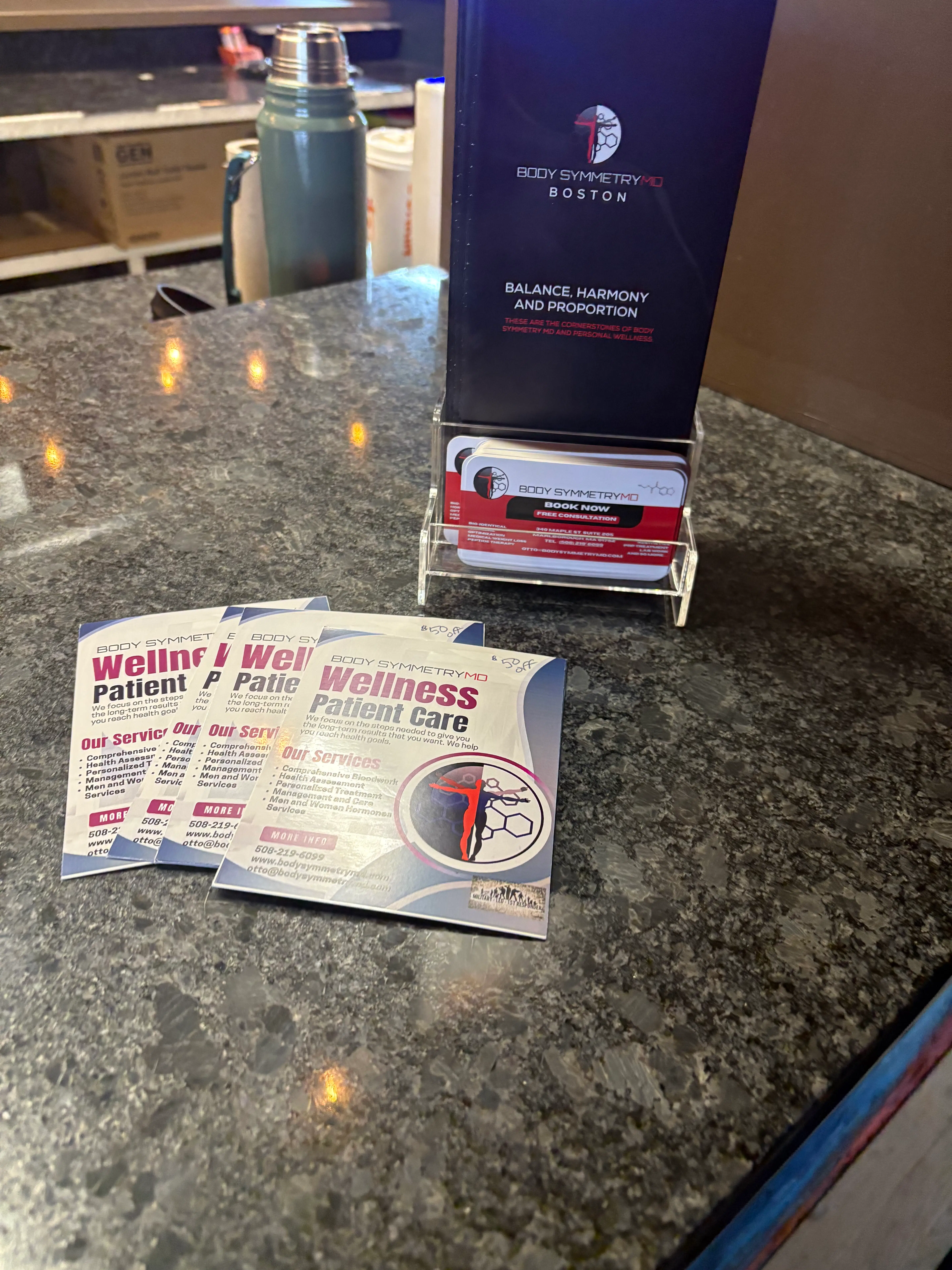 Wellness Materials at Body Symmetry MD