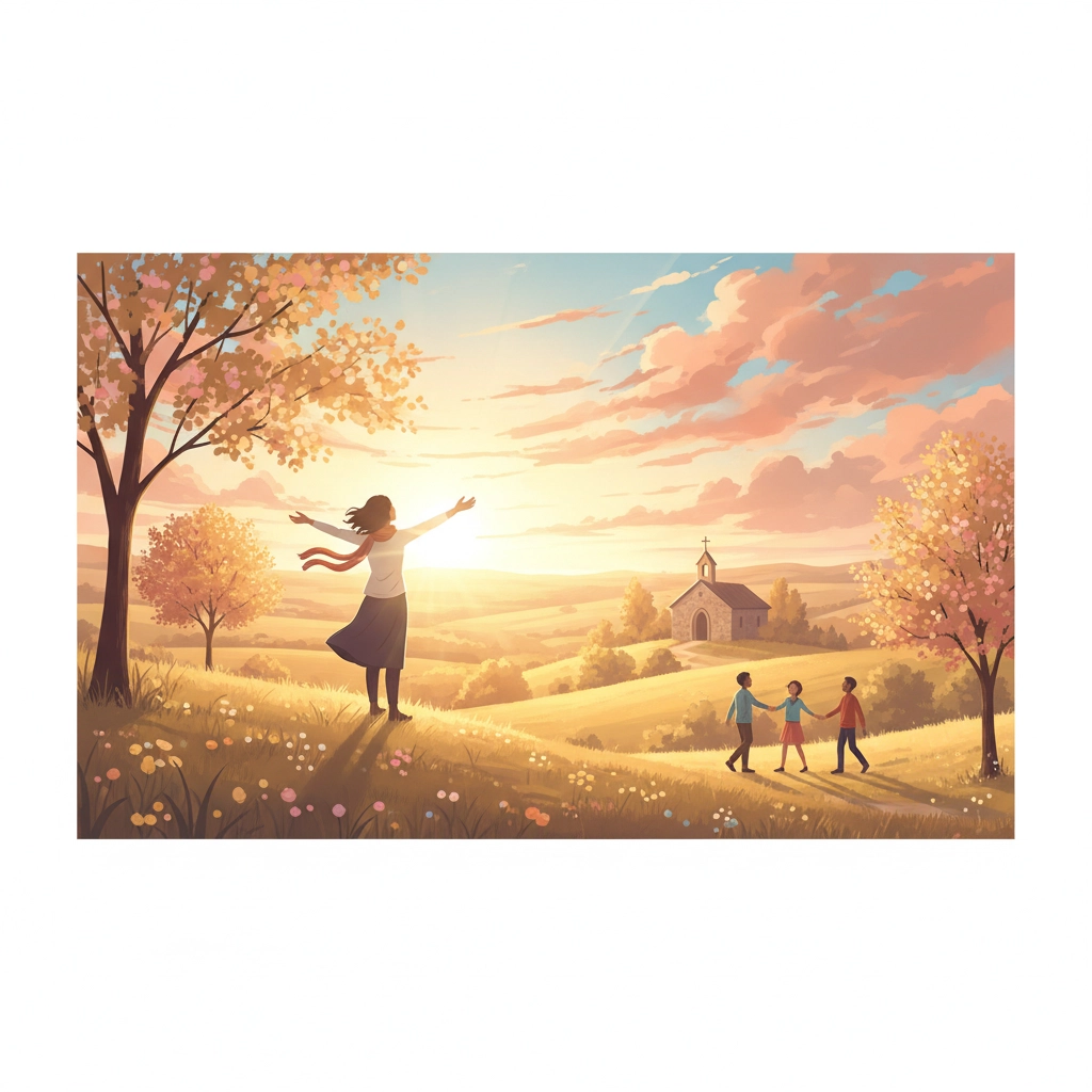 Ladies arms wide open to God’s purpose