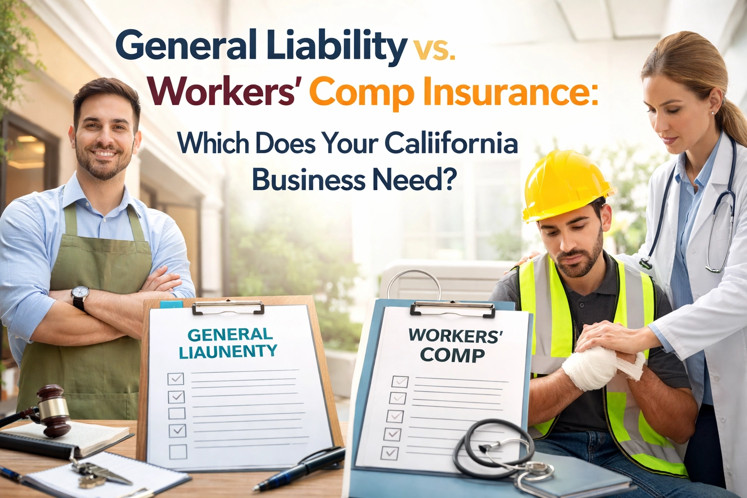 [HERO] General Liability vs Workers’ Compensation Insurance in California