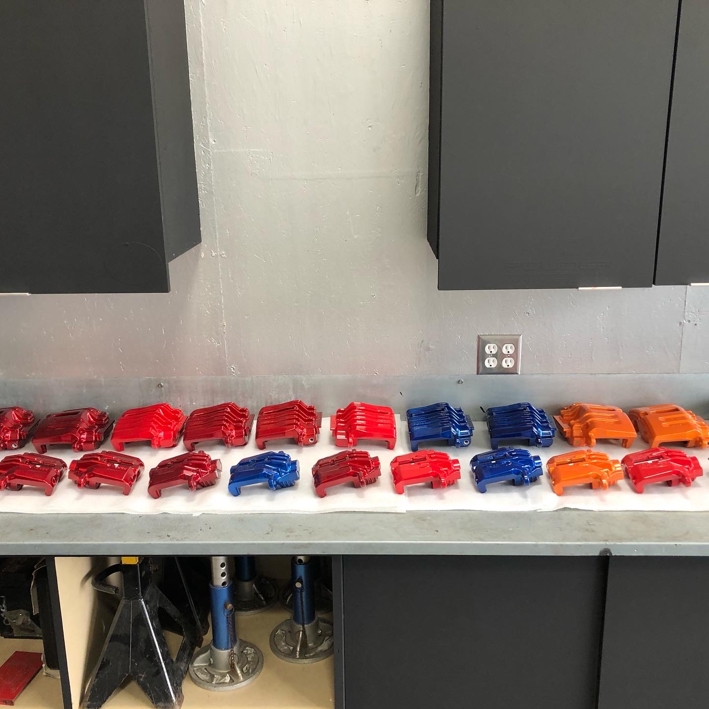 Custom Powder Coated Brake Calipers