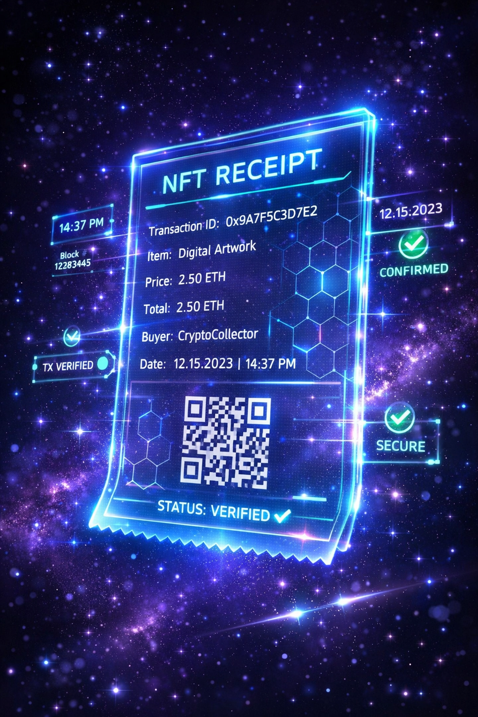 NFT receipt blockchain verification for transparent charitable donation tax documentation