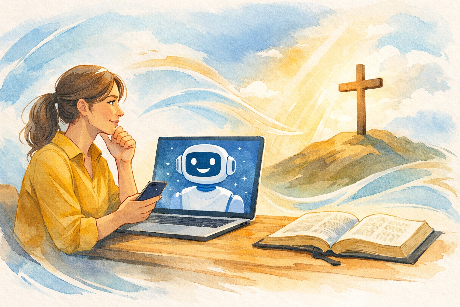 You're scrolling through your phone at 11 PM. Work was heavy today. Your anxiety is sitting on your chest like a weight you can't name. A targeted ad pops up: "Talk to someone who gets it. 24/7. No judgment. No wait times." It's an AI therapy app. And honestly? It sounds perfect. You don't have time to find a therapist. You can't afford $150 per session. And the idea of telling a stranger about your mess feels overwhelming. So why not give the chatbot a try? It's free. It's private. And it promises to help. But here's the question nobody's asking in those sleek marketing campaigns: Is AI therapy actually safe for Christians? The short answer? No, not really. And if you're a young professional navigating faith, mental health, work stress, and the pressure to have it all together, you deserve to know why before you hand your heart over to an algorithm.  Why AI Therapy Feels So Appealing Right Now  Let's start by naming what's true: AI therapy apps exist because there's a real gap in accessible mental health care.  Therapy is expensive. Waitlists are long. And for many young professionals, scheduling regular appointments feels impossible when you're juggling deadlines, relationships, and trying to figure out your life. AI doesn't judge you. It doesn't cancel appointments. It doesn't charge you by the hour. It's always available, always calm, always "listening." But here's the thing: availability isn't the same as care.  And convenience isn't the same as connection.  The Spiritual Risk: AI Can't Replace Real Community  One of the biggest concerns with AI therapy from a Christian perspective is this: it replaces authentic human connection with a simulation. Faith isn't meant to be lived alone. The Bible is full of "one another" language, love one another, encourage one another, bear one another's burdens. We're designed for real community , not chatbot conversations. When you confide in an AI, you're sharing your struggles with something that doesn't pray for you, doesn't know you, and can't walk alongside you in any meaningful way. It's a counterfeit for intimacy. Orthodox Christian sources have noted that AI chatbots can displace prayer with idle curiosity and create intrusive thought patterns that pull you away from actual spiritual practice. Instead of turning to God, or to a trusted spiritual leader who knows Scripture and cares about your soul, you're turning to a machine trained on data, not discernment. AI doesn't care about the eternal impact of its advice.  It doesn't know the difference between wisdom and worldly thinking. And it certainly can't guide you toward Christ.  Mental Health Dangers You Need to Know About  Beyond the spiritual concerns, there are real psychological risks tied to AI therapy that most apps don't disclose upfront. Research has shown that large language models (LLMs) used as therapists can display stigma toward mental illness, show cultural bias, and make unsafe statements.  These aren't minor glitches. These are serious gaps in care. Worse, AI companions can create unhealthy dependency patterns.  The validation they provide feels good in the moment, but it can actually deepen loneliness rather than resolve it. There are documented cases of emotionally vulnerable people experiencing episodes of psychosis triggered by interactions with AI chatbots. Think about it: you're pouring out your fears, insecurities, and trauma to something that mimics empathy but has no actual understanding of what you're going through. It can't recognize when you're in crisis. It can't adjust its responses based on your tone of voice or body language. And it definitely can't intervene if you're heading toward a dangerous decision.  Privacy Is Not Guaranteed  Here's something most people don't consider before downloading an AI therapy app: every word you type is being collected. When you share personal details, your struggles with anxiety, your relationship issues, your doubts about your faith, that data is being gathered to profile your beliefs, moods, thoughts, and even your religious convictions. Some apps claim they don't store conversations. Others say your data is encrypted. But the reality is that you're voluntarily handing intimate details of your life to a company that profits from your engagement.  And once that information exists in a database, you have no control over how it's used, sold, or accessed. For Christians who value privacy and the sacredness of confession or pastoral counseling, this should be a red flag.  AI Doesn't Share Your Values  Here's the theological issue that cuts to the core: AI systems may provide guidance that directly conflicts with Christian values and teachings. These chatbots are trained on massive datasets pulled from the internet, forums, articles, social media posts, and more. Their worldview is shaped by secular thinking, not biblical principles. They're designed to affirm you, not challenge you toward holiness. They'll validate your feelings, but they won't point you to repentance, grace, or the transformative power of the Gospel. If you're wrestling with a moral decision, an AI might tell you to "do what feels right for you." A Christian counselor or pastor would ask, "What does Scripture say? How is God leading you?" That difference matters.  So What Should You Do Instead?  If AI therapy isn't the answer, what is? Here are some practical, faith-centered alternatives  that actually work: 1. Find a Christian Counselor or Therapist 
 Yes, it takes effort. Yes, it costs money. But investing in care from someone who shares your faith and values your spiritual growth is worth it. Many counselors offer sliding scale fees or work with insurance. 2. Talk to Your Pastor or a Trusted Spiritual Leader 
 You don't have to have everything figured out before you ask for help. Pastors are trained to walk people through hard seasons. If you don't have a church home, consider connecting with Boundless Online Church  at www.boundlessonlinechurch.org : a private, supportive community where you can watch teachings and join family groups without pressure. 3. Lean Into Real Community 
 Join a small group. Text a friend who gets it. Show up to a Bible study even when you don't feel like it. Authentic relationships heal us in ways algorithms never can. 4. Prioritize Prayer and Scripture 
 Before you scroll or text a chatbot, pause and pray. Open your Bible. God's Word is living and active: it speaks directly to what you're going through in ways no app ever could. 5. Use Faith-Based Resources That Point You to Christ 
 If you're looking for guidance on mental health, leadership, or personal growth rooted in biblical truth, visit www.laynemcdonald.com . Dr. Layne McDonald offers coaching, mentorship, books, and video courses designed to help you grow in faith and lead with heart. And here's something beautiful: every visit to the site raises funds for families who have lost children through Google AdSense: at no cost to you.  You Deserve Real Help, Not a Simulation  AI therapy apps promise connection, but they deliver isolation. They promise safety, but they can't protect your soul. They promise answers, but they don't know the Truth. You're not broken for needing help. You're human. And the God who created you didn't design you to walk through hard things alone: or with a chatbot. He gave you the Church. He gave you Scripture. He gave you the Holy Spirit. And He's placed people in your life who can truly see you, pray for you, and point you back to Him. So before you download that app, ask yourself: Do I want convenience, or do I want transformation? Because real healing: the kind that renews your mind and restores your hope: doesn't come from a screen. It comes from the presence of a God who knows you fully and loves you completely. Ready to take the next step?  Visit www.laynemcdonald.com  for faith-based coaching, mentorship, and resources that meet you where you are: and help you become who God created you to be. And if you're looking for a spiritual home, check out www.boundlessonlinechurch.org  to join a community where you can grow, heal, and belong. Category: Member Care & Depth