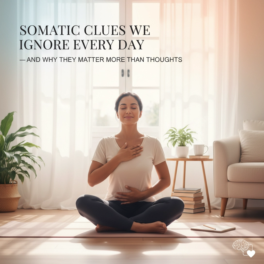 Somatic Clues We Ignore Every Day,  And Why They Matter More Than Thoughts