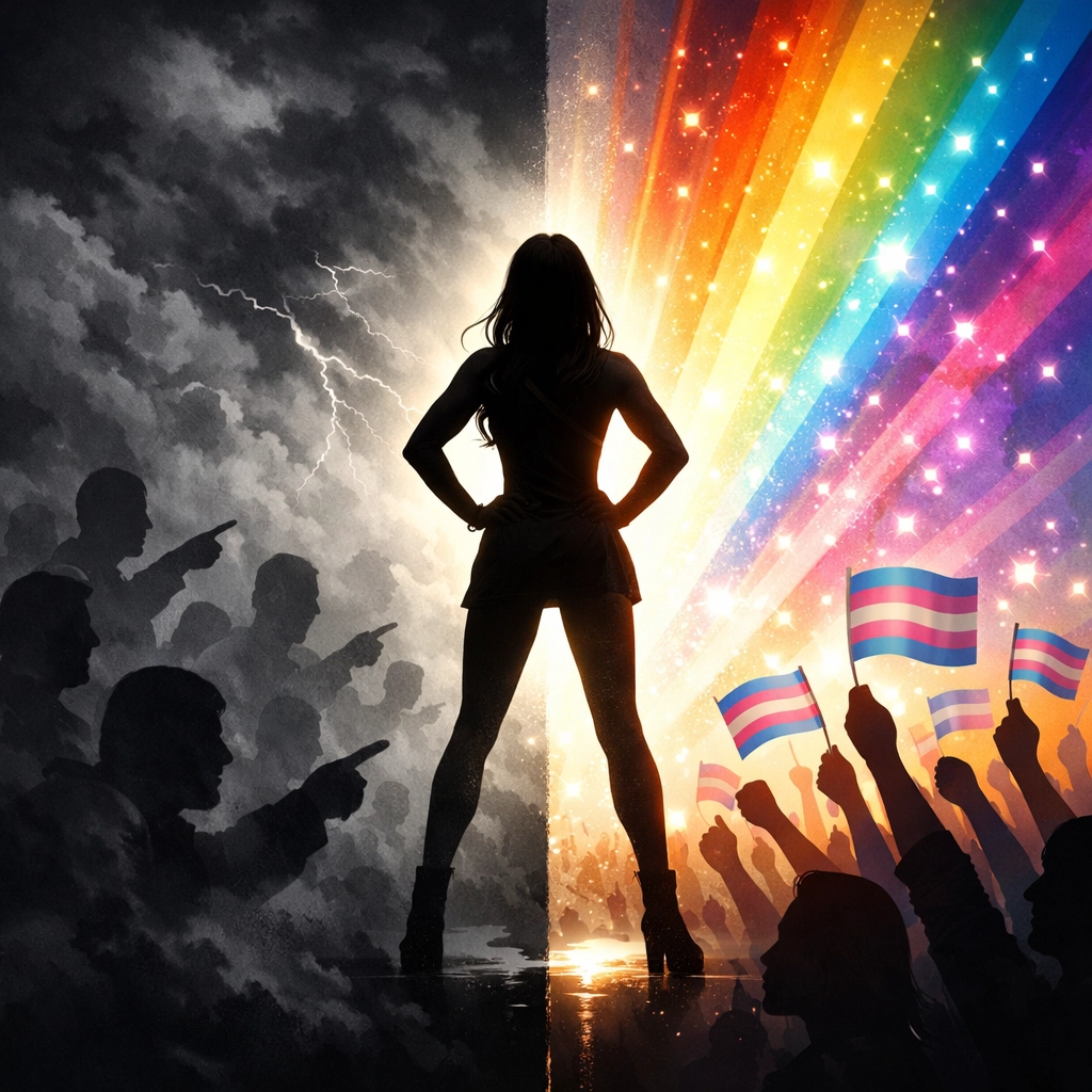 Transgender artist Dana International faces controversy with courage before Eurovision triumph