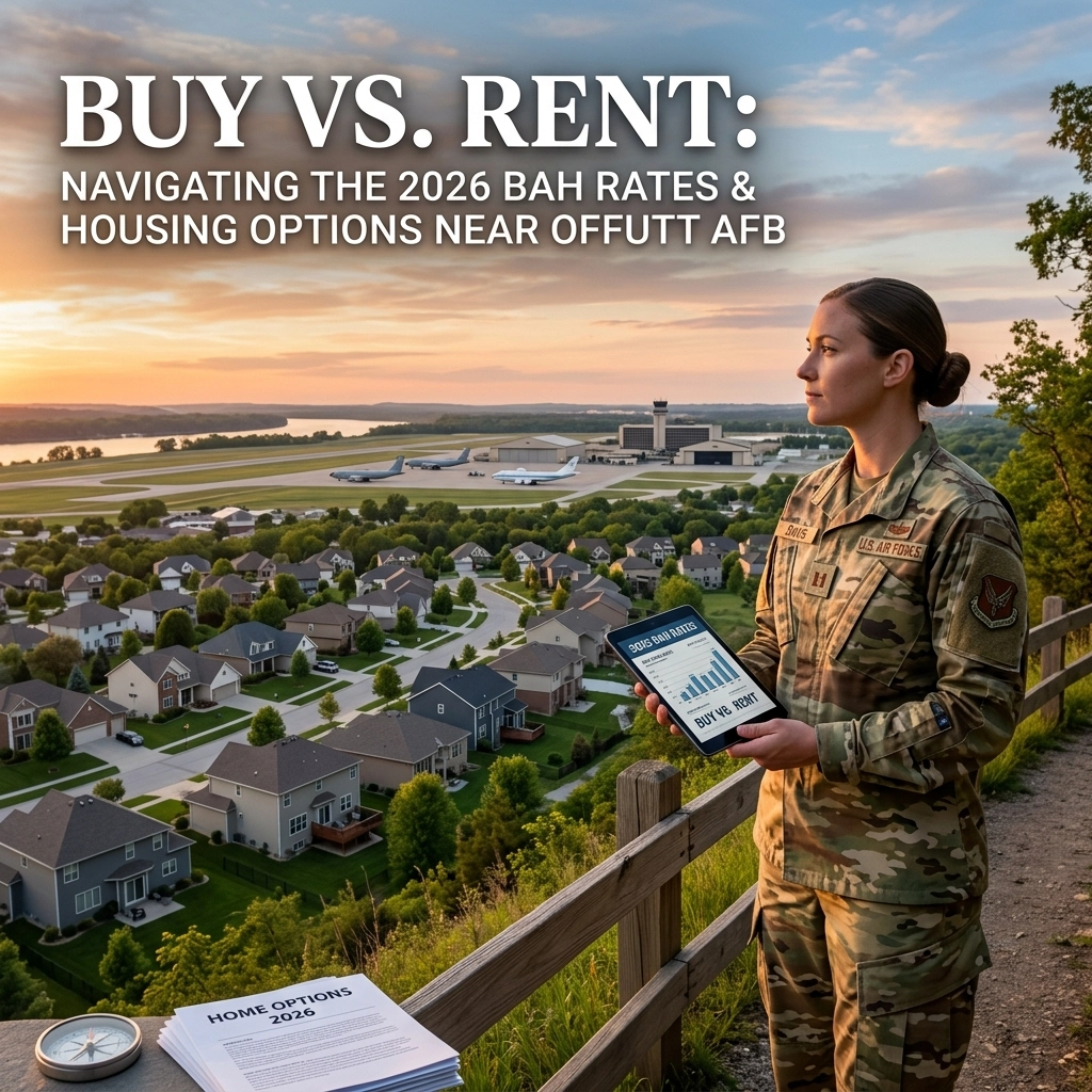 [HERO] Buy vs. Rent: Navigating the 2026 BAH Rates and Housing Options Near Offutt AFB