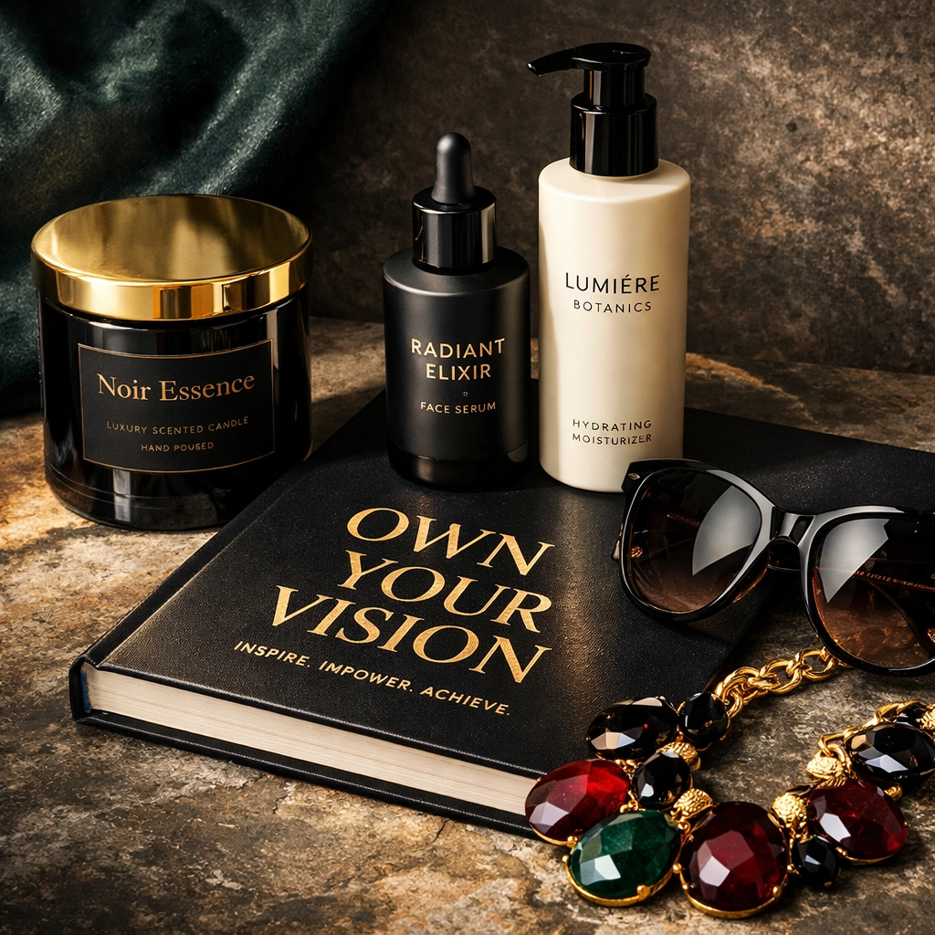 The Black Wall Streets Movement: 10 Things Every Conscious Shopper Should Know About Rebuilding Black Commerce Premium Black-owned products collection featuring luxury candles, skincare, and accessories